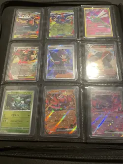 Pokemon Top Loader Binder Lot Of 153 Cards Included New AR/SAR And More All NM - Image 4