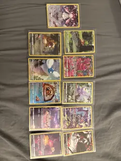 Lot Of 11x Crown Zenith Pokemon Cards Sword & Shield Galarian Gallery! NM/M - Image 1