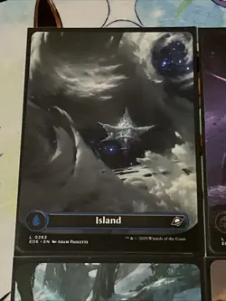 Edge Of Eternities Borderless Land Card Set And A Gold Stamped Art Card - Image 2