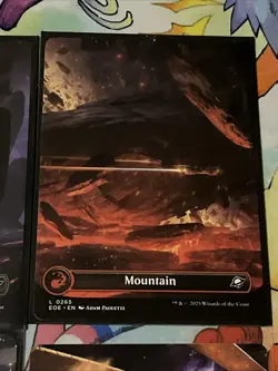 Edge Of Eternities Borderless Land Card Set And A Gold Stamped Art Card - Image 4
