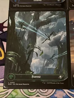 Edge Of Eternities Borderless Land Card Set And A Gold Stamped Art Card - Image 5
