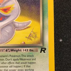 DARK ARBOK W Stamp Pokemon Card Promo - Team Rocket 19/82 NM Excellent condition - Image 2