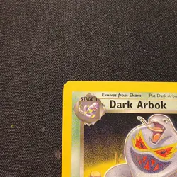 DARK ARBOK W Stamp Pokemon Card Promo - Team Rocket 19/82 NM Excellent condition - Image 4