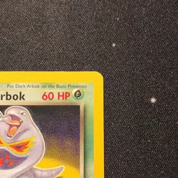DARK ARBOK W Stamp Pokemon Card Promo - Team Rocket 19/82 NM Excellent condition - Image 5