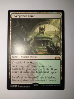 Overgrown Tomb Guilds of Ravnica Regular Rare Card NM Magic the Gathering - Image 1