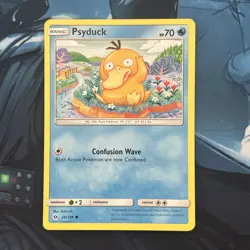Pokemon Card Psyduck Sun & Moon Common 28/149 Near Mint - Image 1