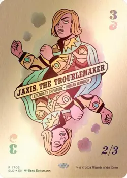 Jaxis, the Troublemaker (Rainbow Foil) -Foil Near Mint MTG Secret Lair - Image 1
