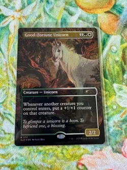 Good-Fortune Unicorn (Foil) MTG: Secret Lair Drop Series *Pack Fresh* - Image 1
