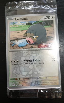 Lechonk 156/198 - Pokemon TCG Scarlet & Violet Stamped Best Buy Promo Sealed - Image 1