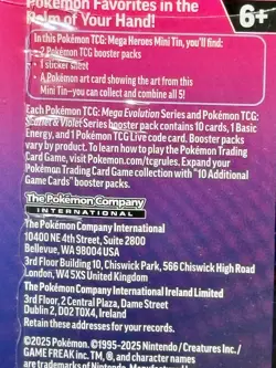 Pokemon TCG: Mega Heroes Mini Tin Featuring "Kangaskhan" ~ Sealed **BRAND NEW** - Image 4