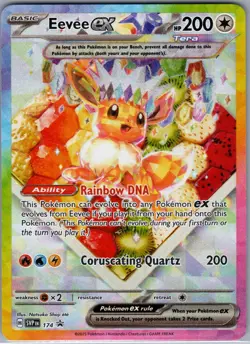 Eevee EX 174 - Pokemon TCG Scarlet & Violet Black Star Promos - Holo (NM) - Image 1