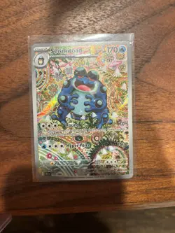 Seismitoad 105/086 - Illustration Rare - Shinji Kanda - SV: Black Bolt - Pokemon - Image 1