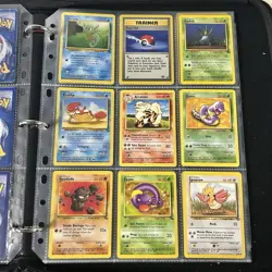 Old Pokemon Cards VINTAGE Rare Collection binder Holo WOTC 1999 Era Lot - Image 3