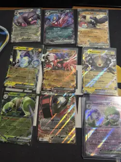 Pokemon TCG Scarlet And Violet Base Regular Ex Lot Of 9 - Image 1