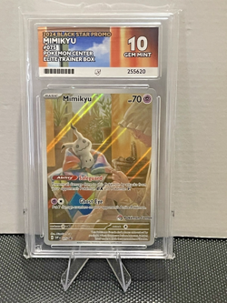 Mimikyu - 075 - Pokemon Center Stamped Promo - 2024 - ACE GEM MINT 10! - Image 1