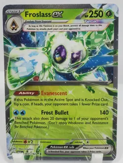 Pokemon Froslass ex Paradox Rift 003/182 Double Rare NM/M Unplayed Pack Fresh - Image 1