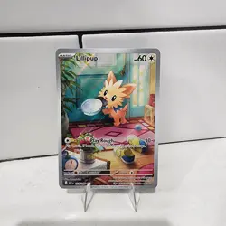 Pokemon Lillipup Illustration Rare Card 154/086 S&V White Flare - Image 1