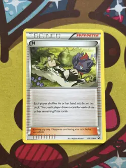 Pokemon N 105/124 - XY Fates Collide - Expanded GLC - Excellent - Image 1