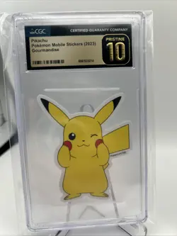 2023 Pokemon Mobile Sticker Pikachu Lot Of 2 Pristine! - Image 2
