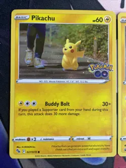 Pikachu SWSH234 Promo / 027/078 Pokemon Go LP - Image 3