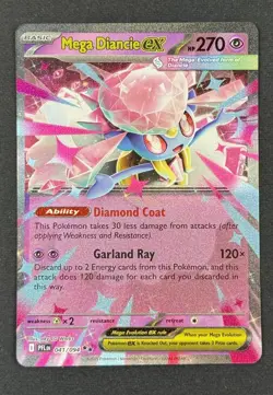 Mega Diancie ex 041/094 Phantasmal Flames PFL EN 2025 Pokemon TCG - Image 1
