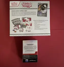 Pokemon White Flare Elite Trainer Box & Prismatic Evolutions Booster Bundle NIB - Image 2