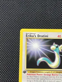 1st Edition Erika's Dratini 42/132 Gym Heroes Uncommon Pokemon NM/MT TCG - Image 2
