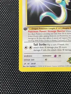 1st Edition Erika's Dratini 42/132 Gym Heroes Uncommon Pokemon NM/MT TCG - Image 5