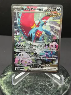 Pokemon TCG Roaring Moon EX 251/182 Paradox Rift SIR, Near Mint Condition - Image 1