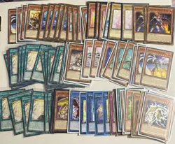 Yugioh Bulk Commons 150 Card Sleeved Lot - Image 1