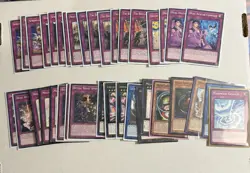 Yugioh Bulk Commons 150 Card Sleeved Lot - Image 2