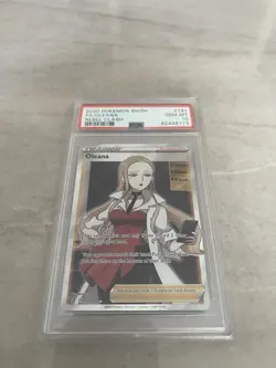 Pokemon - Oleana 191/192 Full Art Trainer - Rebel Clash - PSA 10 Gem Mint - Image 1