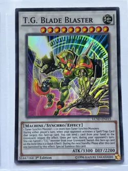 Yu-Gi-Oh T.G. Blade Blaster LC5D-EN215 Super Rare 1st Edition NM - Image 1