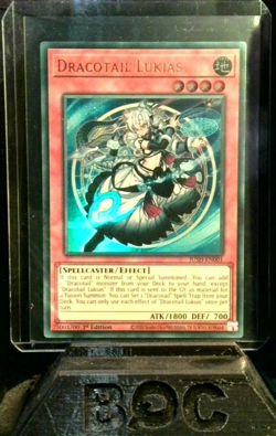 Dracotail Lukias - JUSH-EN001 - 1st Edition - Ultra Rare - M/NM - Yu-Gi-Oh! - Image 1