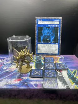 Yugioh! Dungeon Dice Monsters /Obelisk the Tormentor Gold Japanese Figure - Image 1