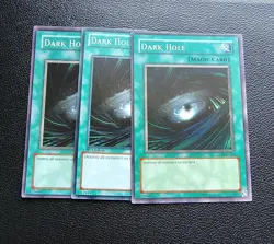 Yu-Gi-Oh - Dark Hole X3 - Full Playset - Image 1
