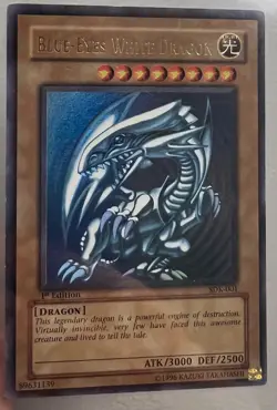 1st Edition Blue-Eyes White Dragon SDK-001 Starter Deck: Kaiba Raw Ungraded - Image 1