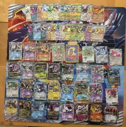 Pokemon Card Full Art Alt Art Fire Vaporeon Jolteon Dialga 58 Cards NM/LP - Image 1