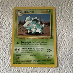 Nidorina 40/64 1999 Pokemon Base Set Pokemon Card - Image 1