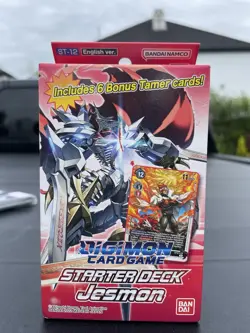 Digimon Jesmon Starter Deck : ST-12 New & Sealed TCG Trading Card Game 54 Cards - Image 1