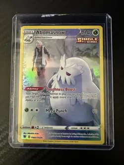 Pokemon TCG Abomasnow Holo Ultra Rare NM Astral Radiance 2022 TG01/TG30 Card - Image 1