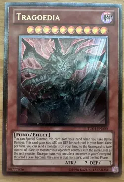 Tragoedia TU04-EN000 Ultimate Rare NM Yugioh Card - Image 1