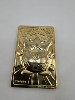 Pokemon 23K Gold Plated Togepi Card 1999 Burger King Limited Edition READ!!! - Image 1