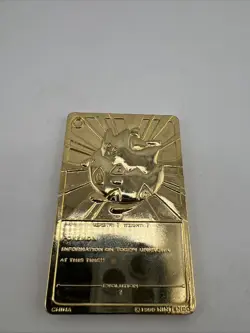 Pokemon 23K Gold Plated Togepi Card 1999 Burger King Limited Edition READ!!! - Image 4