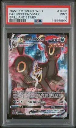 Umbreon VMAX TG23/TG30 PSA 9 Pokemon Brilliant Stars Trainer Gallery Ultra Rare - Image 1