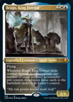 Brago, King Eternal (Foil Etched) -Foil Near Mint MTG Commander Legends - Image 1