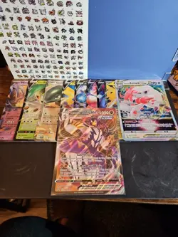 Pokemon JUMBO 25 Card Lot Blackstar Promo, Full Art Fire Pikachu Zapdos Etc - Image 2