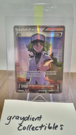 Pokemon TCG N (Supporter) Alternate Full Art Promo Card 105a/124 Holo Full Art - Image 1
