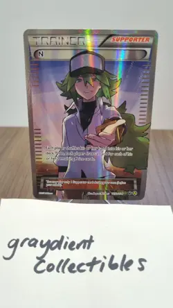 Pokemon TCG N (Supporter) Alternate Full Art Promo Card 105a/124 Holo Full Art - Image 4