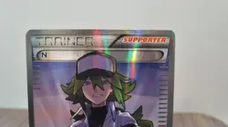 Pokemon TCG N (Supporter) Alternate Full Art Promo Card 105a/124 Holo Full Art - Image 5